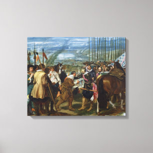 The Surrender of Breda, 1625, c.1635 Canvas Print