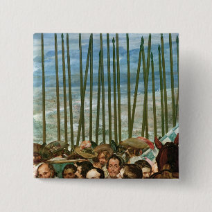 The Surrender of Breda,detail of soldiers 2 Inch Square Button