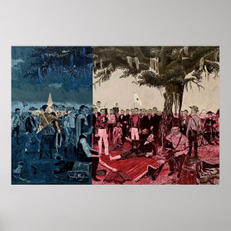 The Surrender of Santa Anna 24"x36" poster