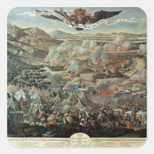 The Surrounding of Vienna by the Turks in 1683 Square Sticker