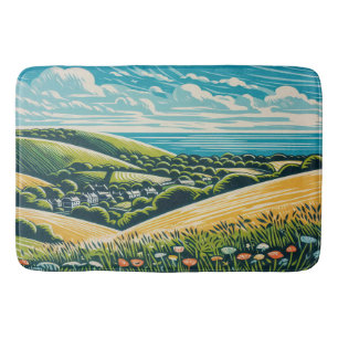 The Sussex Downs Bath Mat