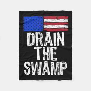 The Swamp Kamala Harris 2024 Election Anti Trump Fleece Blanket