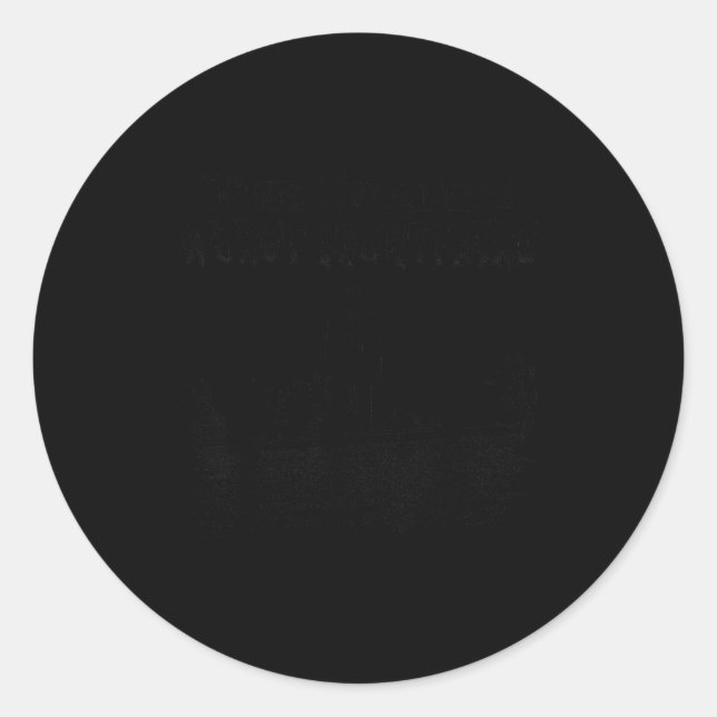 The Swamp’s Worst  Classic Round Sticker (Front)