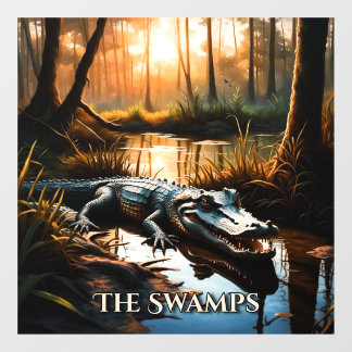 The Swamps Window Cling