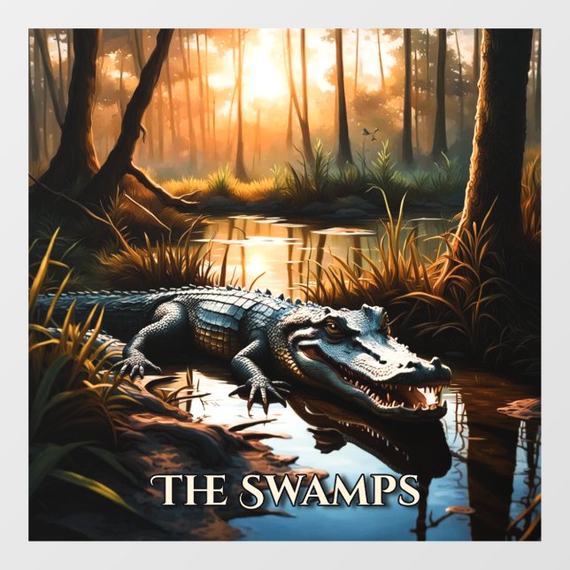 The Swamps Window Cling (Sheet)