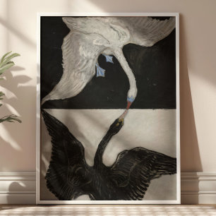 The Swan by Hilma Af Klint Vintage Art Poster