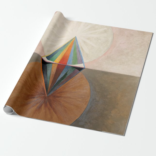 The Swan, Group IX, No.12 by Hilma af Klint Wrapping Paper (Unrolled)