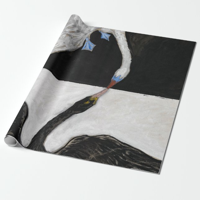 The Swan, No.1 by Hilma af Klint Wrapping Paper (Unrolled)