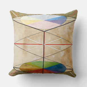 The Swan No. 23 Hilma af Klint Throw Pillow