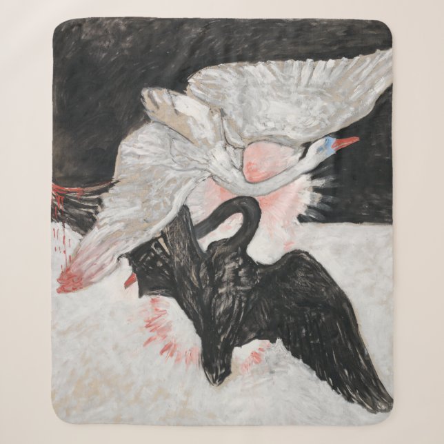 The Swan, No 2 | Hilma af Klint | Sherpa Blanket (Front)