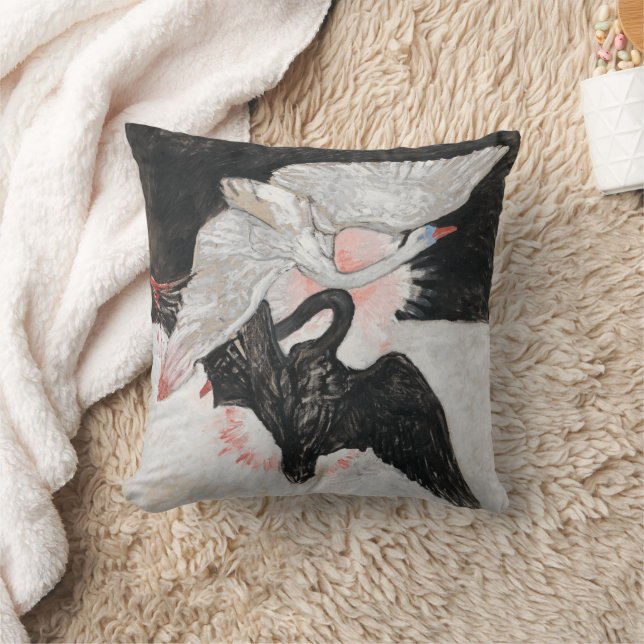 The Swan, No 2 | Hilma af Klint | Throw Pillow (Blanket)