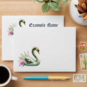 The Swan of Forgotten Waters. Envelope