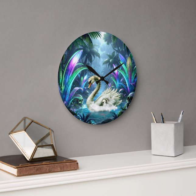 The Swan of Forgotten Waters.  Large Clock (Office)