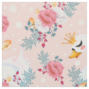 The Swan Princess in Pink Fabric