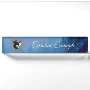 The Swan Who Guards the Moon. Nameplate
