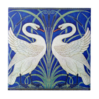 The Swans by Walter Crane Tile