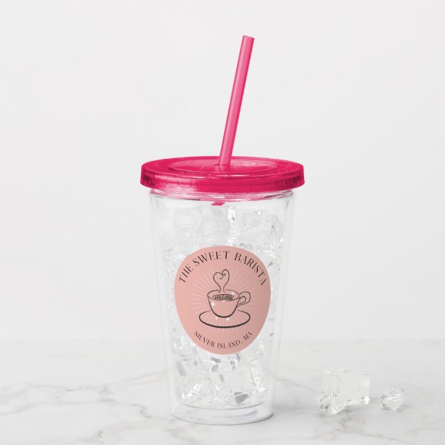 The Sweet Barista Acrylic Tumbler (Back Ice)