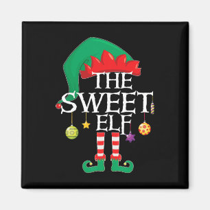 The Sweet Elf Squad Christmas Matching Family Xmas Magnet