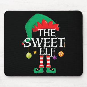 The Sweet Elf Squad Christmas Matching Family Xmas Mouse Pad