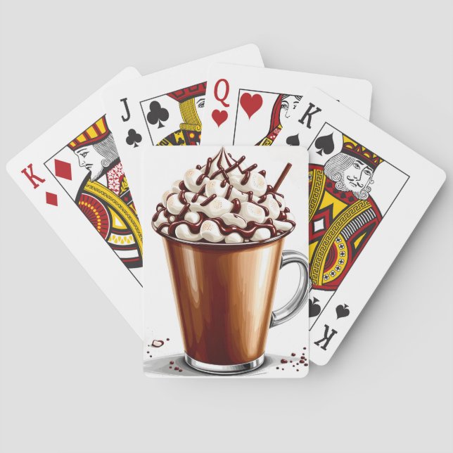 The sweet time of Choco Syrup Playing Cards (Back)