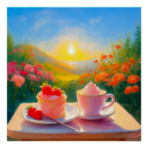 The Sweetest Afternoon of the Day Glossy Poster