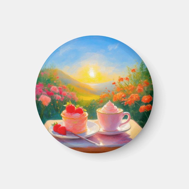 The Sweetest Afternoon of the Day Magnet (Front)