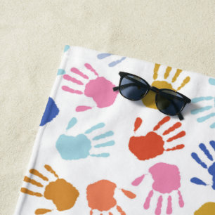 The Sweetest Mess - little hands everywhere Beach Towel