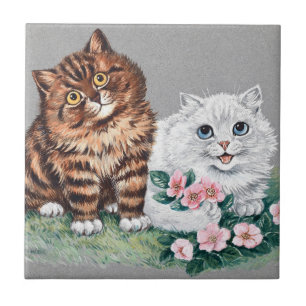 The Sweetest Pair, Louis Wain Tile