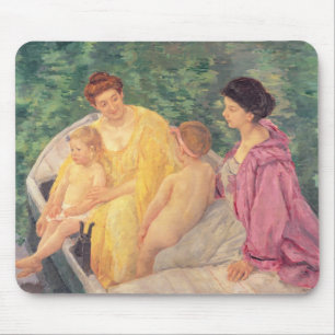 The Swim or Two Mothers & Their Children on a Mouse Pad