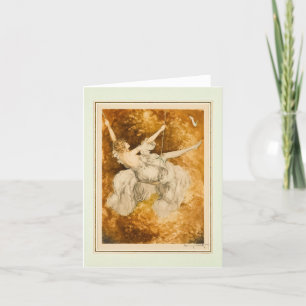 The Swing, 1928 by Louis Icart Thank You Card