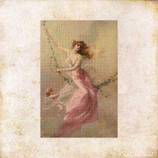"The Swing" by Edouard Bisson Pre-Raphaelite  Jigsaw Puzzle