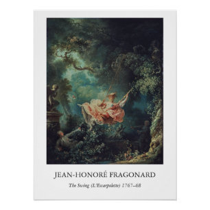 The Swing by Fragonard – Rococo Art Poster