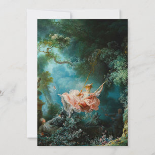 The Swing Fragonard Holiday Card