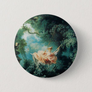 THE SWING  green pink 2 Inch Round Button