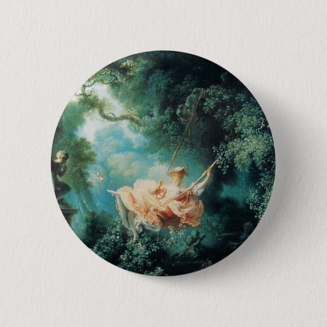 THE SWING  green pink 2 Inch Round Button (Front)