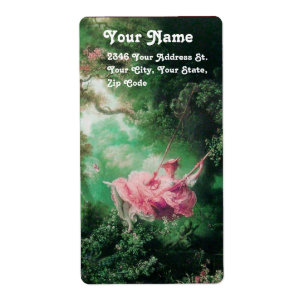 THE SWING  green pink fuchsia