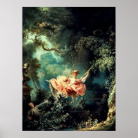 The Swing - Vintage French Rococo Art by Fragonard