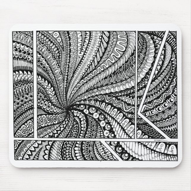 The Swirl Pad Mouse Pad (Front)