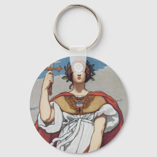 The Sword is Drawn, The Navy Upholds It Keychain