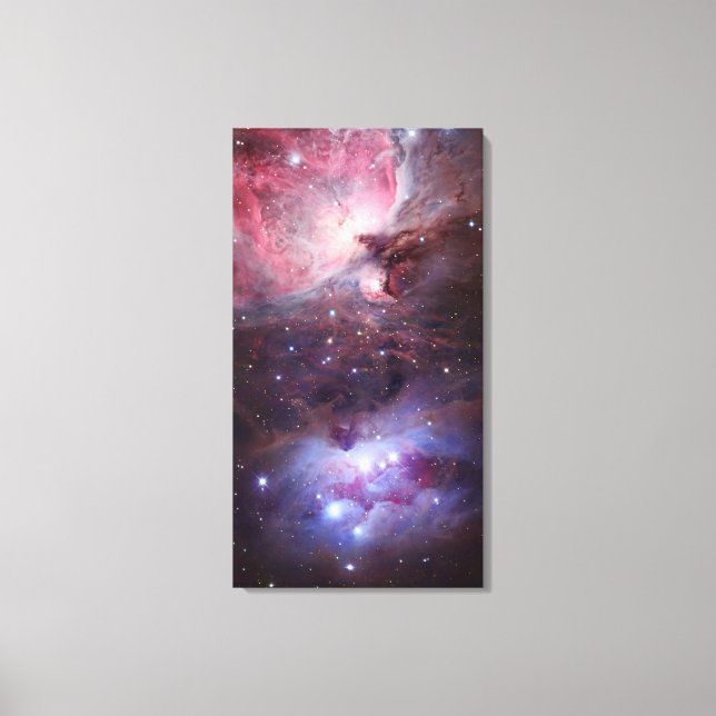The Sword region of the constellation Orion, The H Canvas Print (Front)