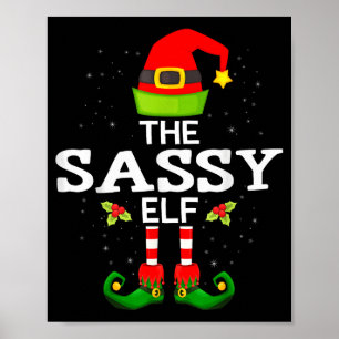 The Sy Elf Christmas Family Matching Pajama Poster