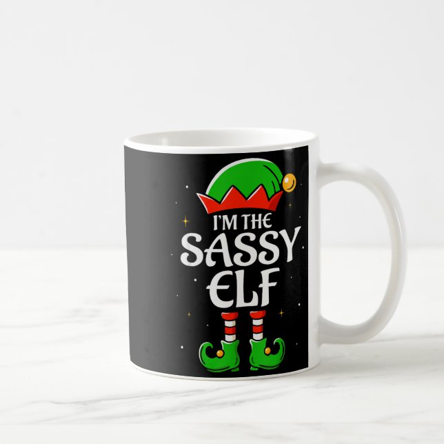The Sy Elf For Girls Boys Women Men Matching Chris Coffee Mug (Right)