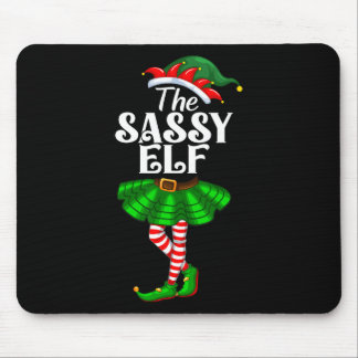 The Sy Elf Xmas Funny Christmas Matching Family Pa Mouse Pad