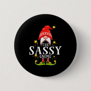 The Sy Gnome Christmas Matching 2 Inch Round Button