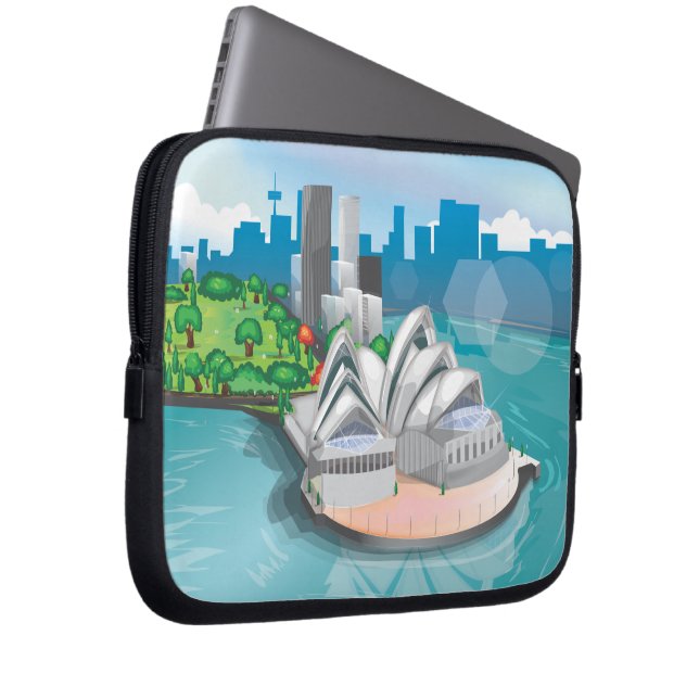 The Sydney Opera House Laptop Sleeve (Front Right)