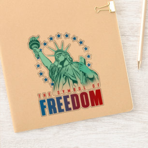 The Symbol of Freedom 6"x 6"- Glossy Tranparent