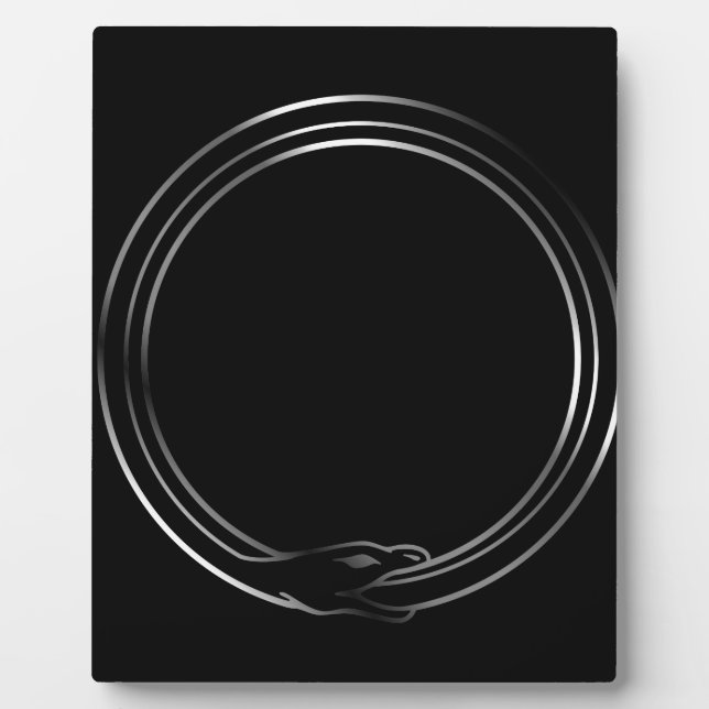 The symbol of Ouroboros snake Plaque (Front)
