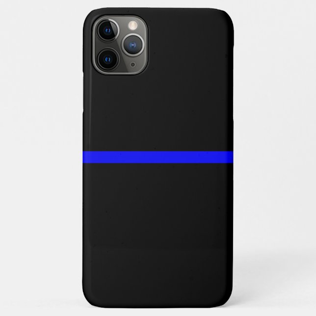 The Symbolic Thin Blue Line Concept Case-Mate iPhone Case (Back)