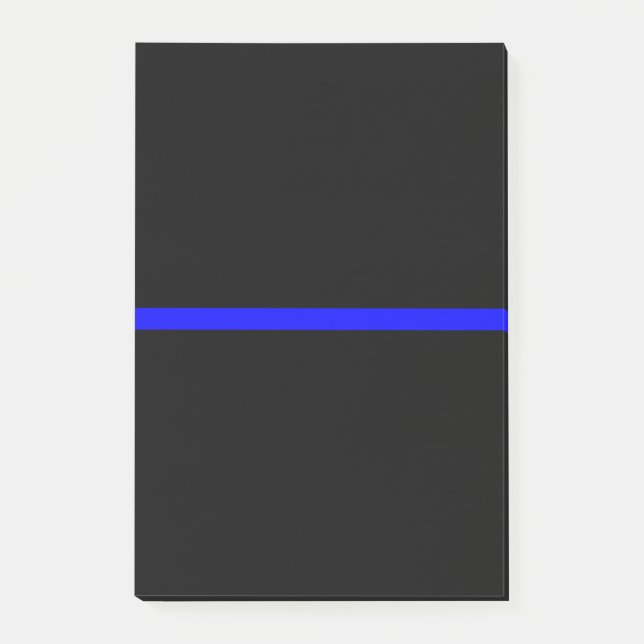 The Symbolic Thin Blue Line Concept Post-it Notes (Front)
