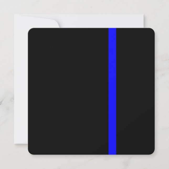 The Symbolic Thin Blue Line Decor (Front)